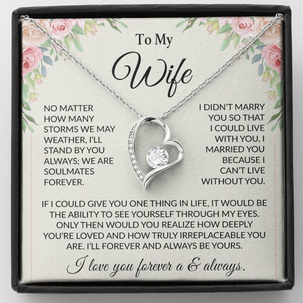 To My Wife Necklace, Christmas Gifts For Women, Anniversary Gift For Wife 18_10
