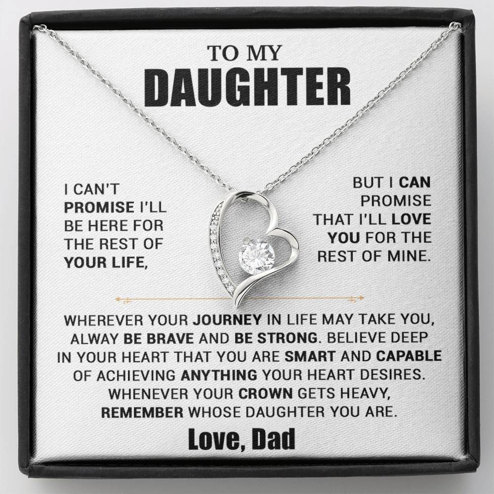 To My Daughter Necklace, Gift for Daughter from Dad, Daughter Father Necklace 11_10
