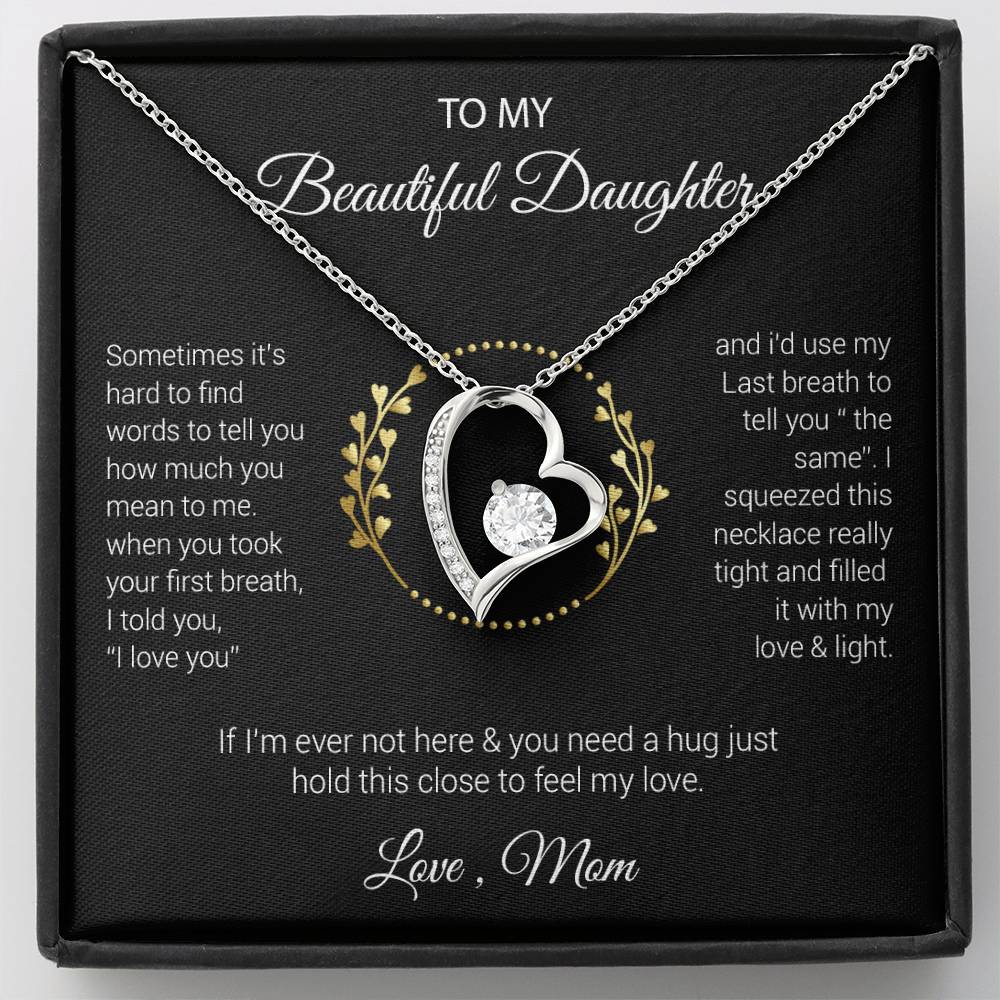 To My Beautiful Daughter Gift For Daughter From Mom, Daughters Birthday