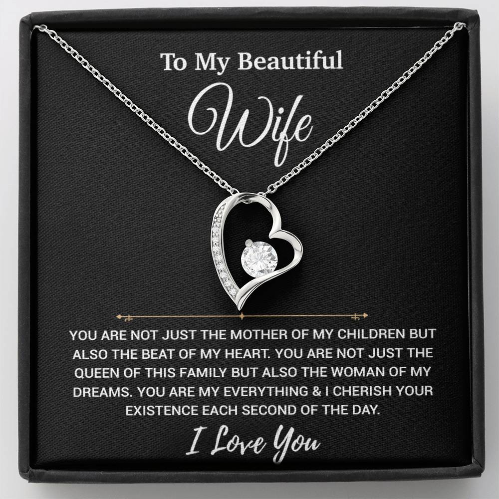 To My Wife Necklace, Christmas Gifts For Women, Anniversary Gift For Wife 24_11_Black