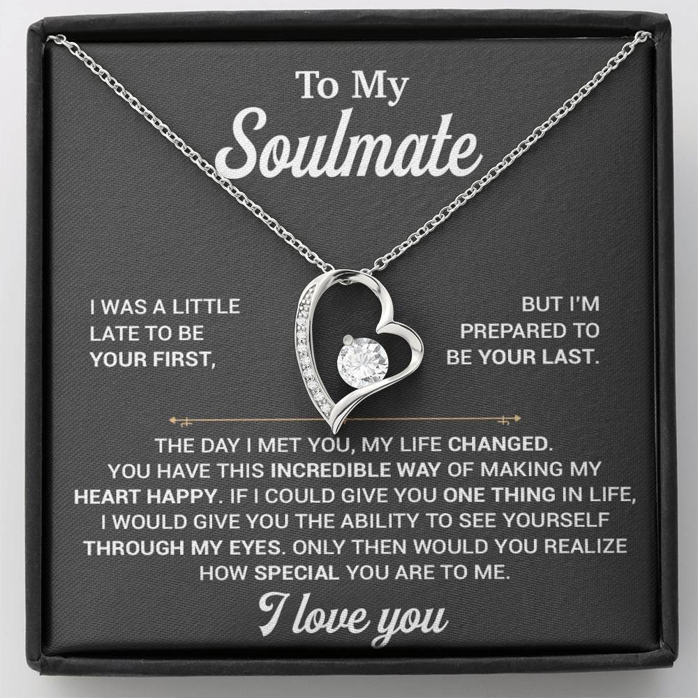 To My Soulmate Necklace, Soulmate Gift, Gift For Girlfriend, Christmas Gift 1_11