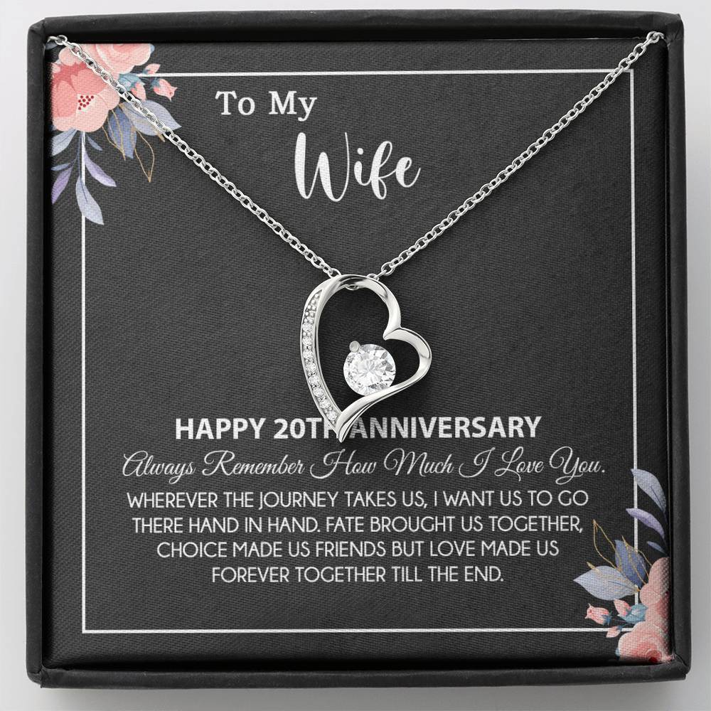 20th Anniversary Gift For Wife Necklace, 20 Year Anniversary, 20th Wedding Gift _28_8