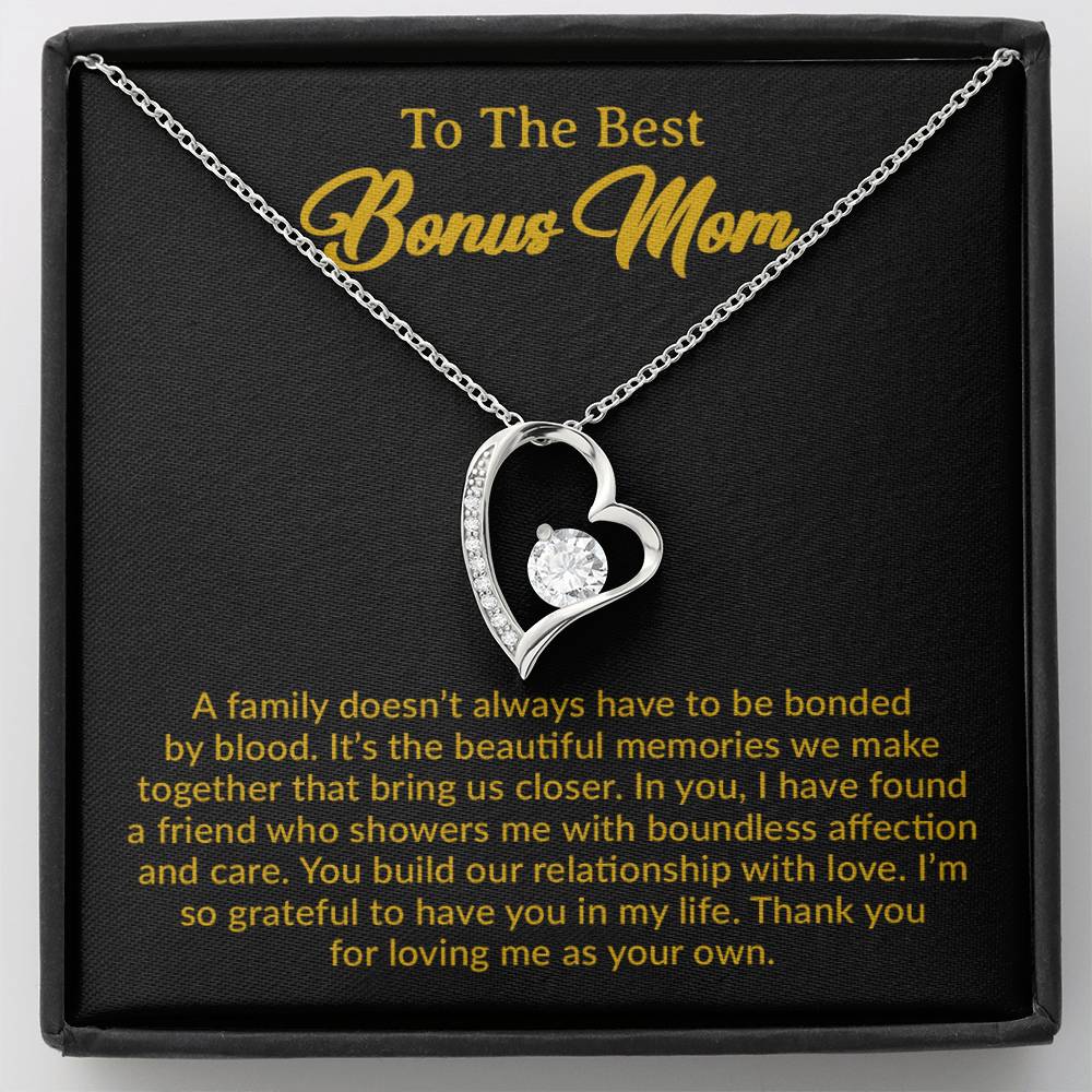 To My Bonus Mom Necklace from Daughter Son, Step Mom Gift, Mother's Day 10_12