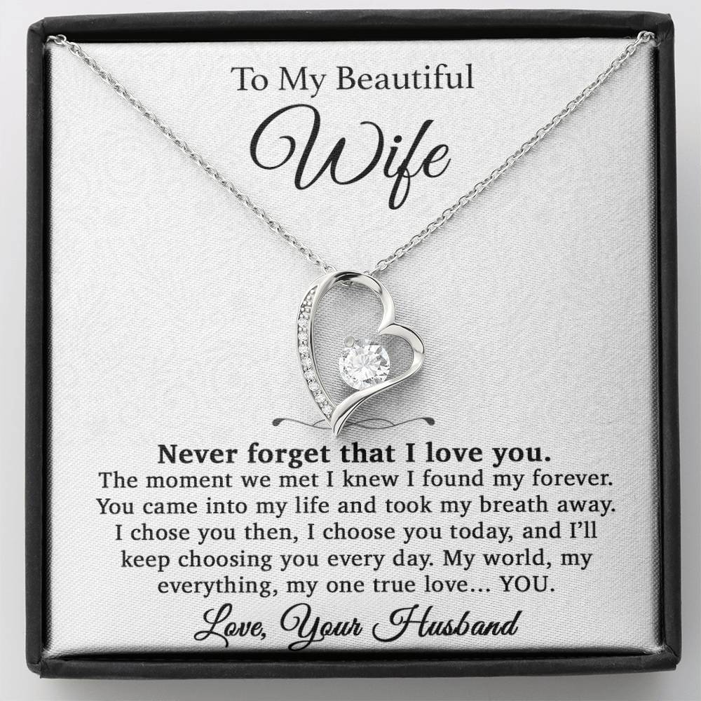 To My Wife Necklace, Gift For Wife, Anniversary Gift For Wife, Christmas Gifts 1_4