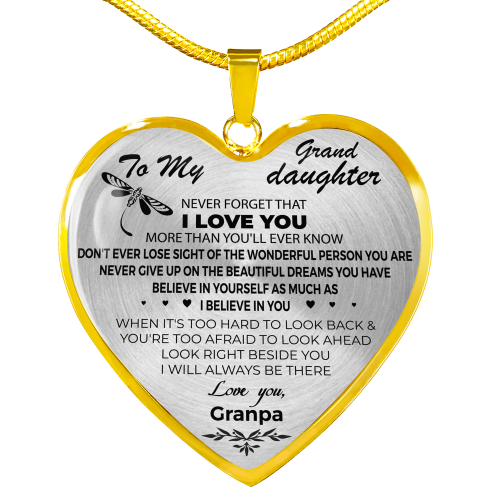To My Granddaughter necklace - Grandpa and Granddaughter Necklace Heart.png