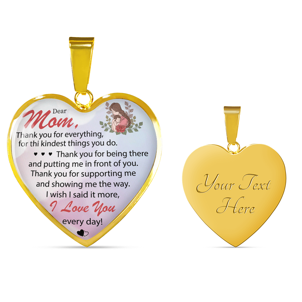 Birthday Gift for Mom Thank you for everything Mother's day Gift