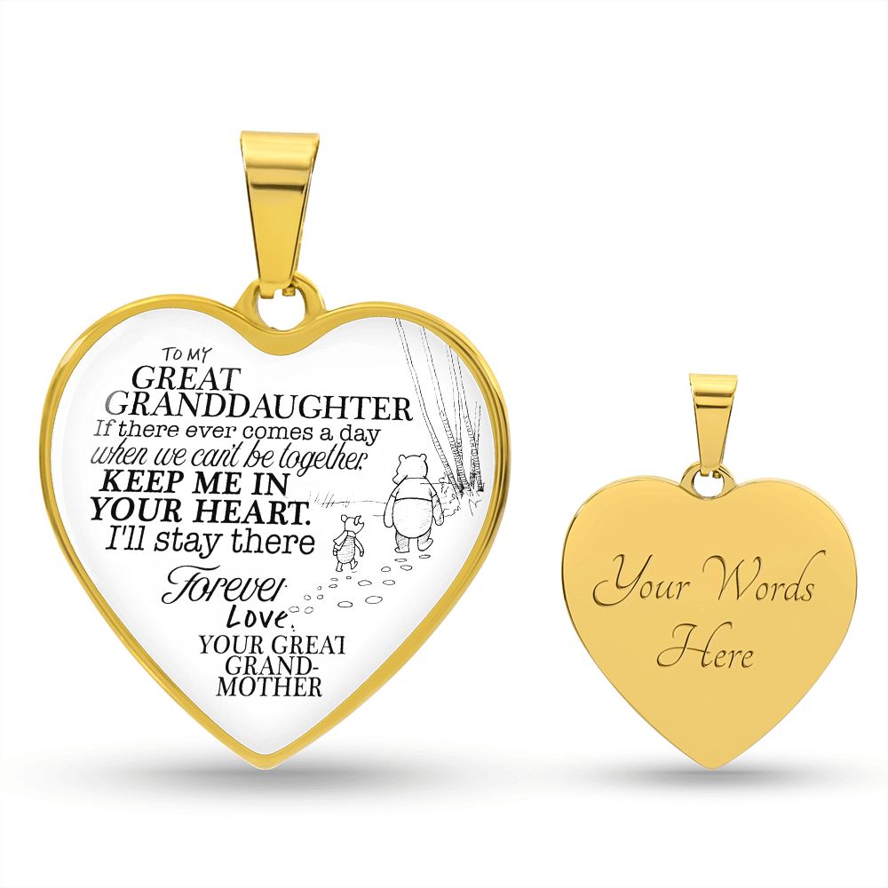 To My Great Granddaughter