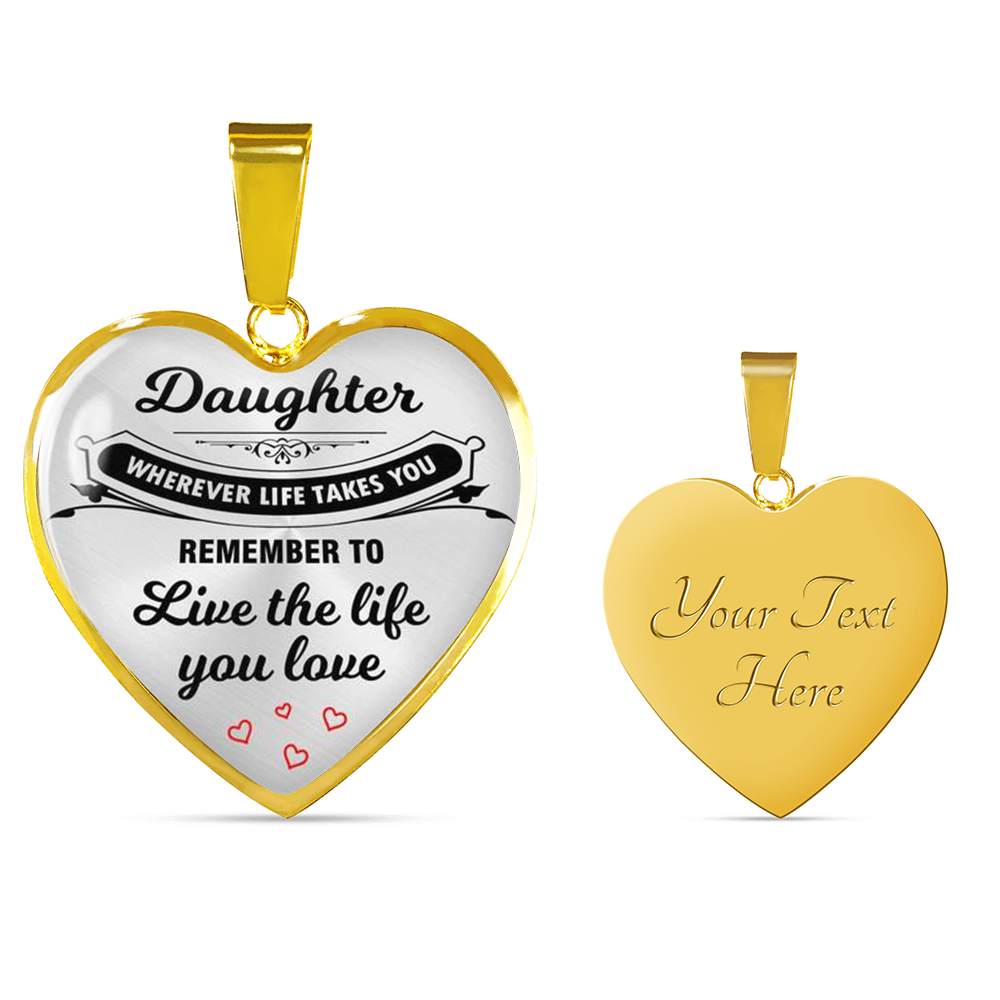 Daughter Necklace from Mother or Father, Perfect Birthday Gift