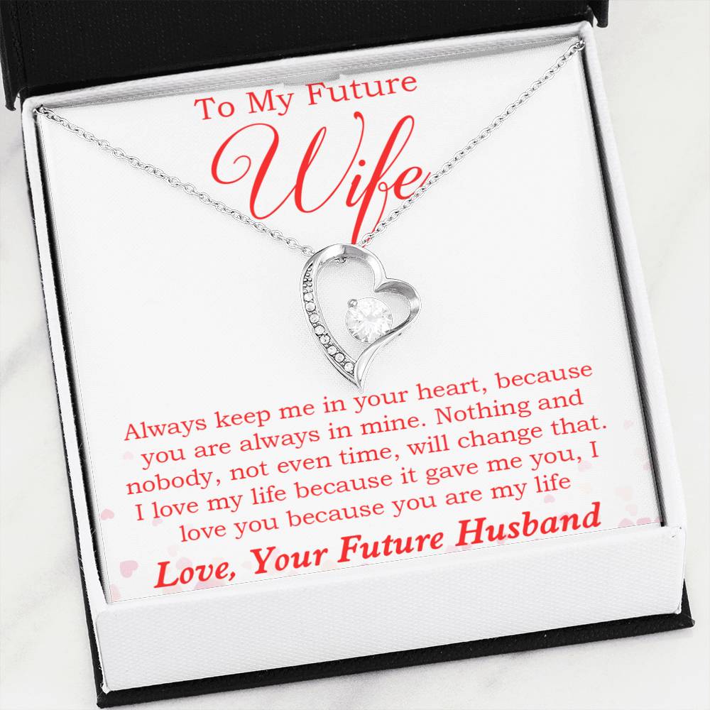To My Future Wife Necklace, Engagement Gift for Future Wife, Birthday Gift