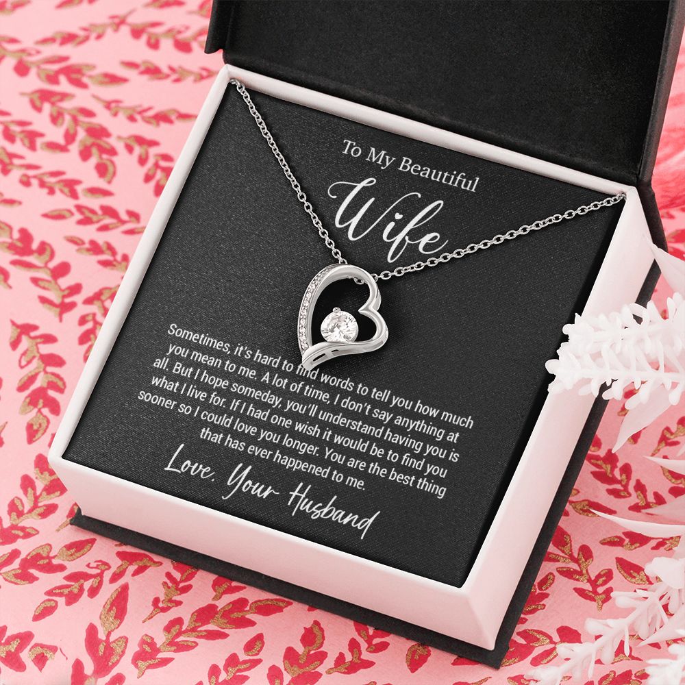 To My Wife Necklace, Gift For Wife, Wife Birthday Gift, Valentine Gifts For Her