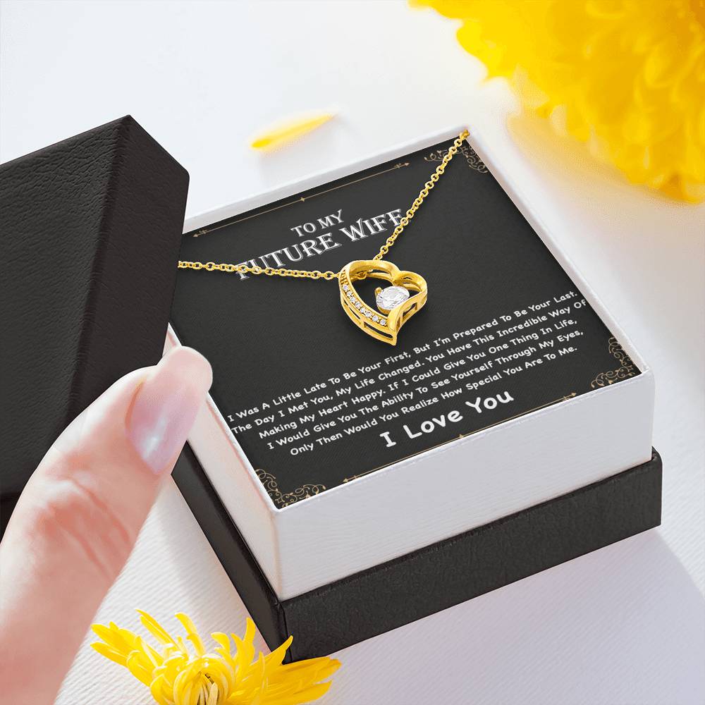 To My Future Wife Necklace, Engagement Gift for Future Wife, Birthday Gift