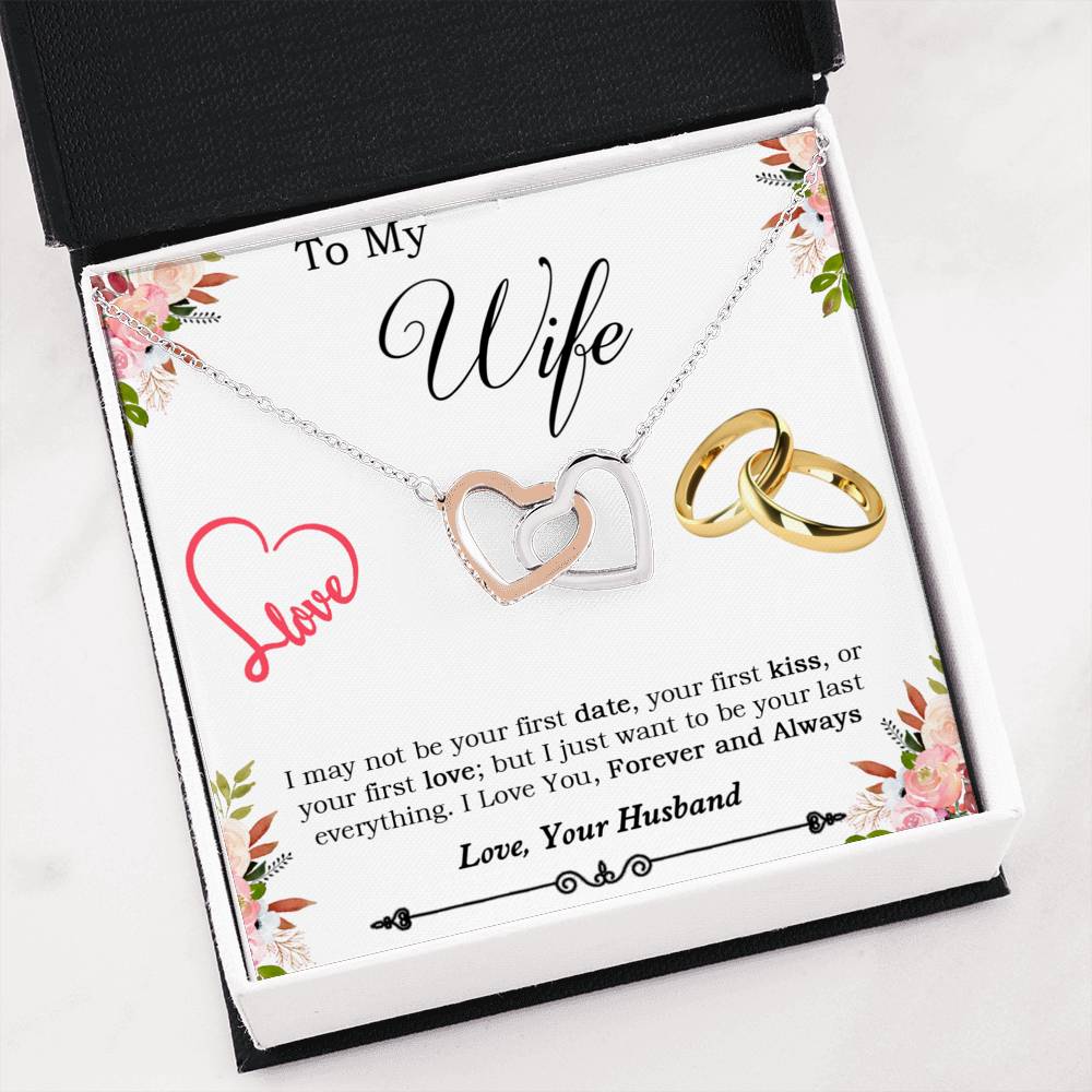 To My Wife Necklace, Engagement Gift for Future Wife, Birthday Gift