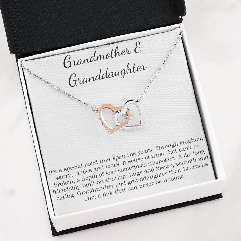 Grandmother & Granddaughter Necklace, Grandma Gift, Grandma Birthday Gift, Granddaughter Gift