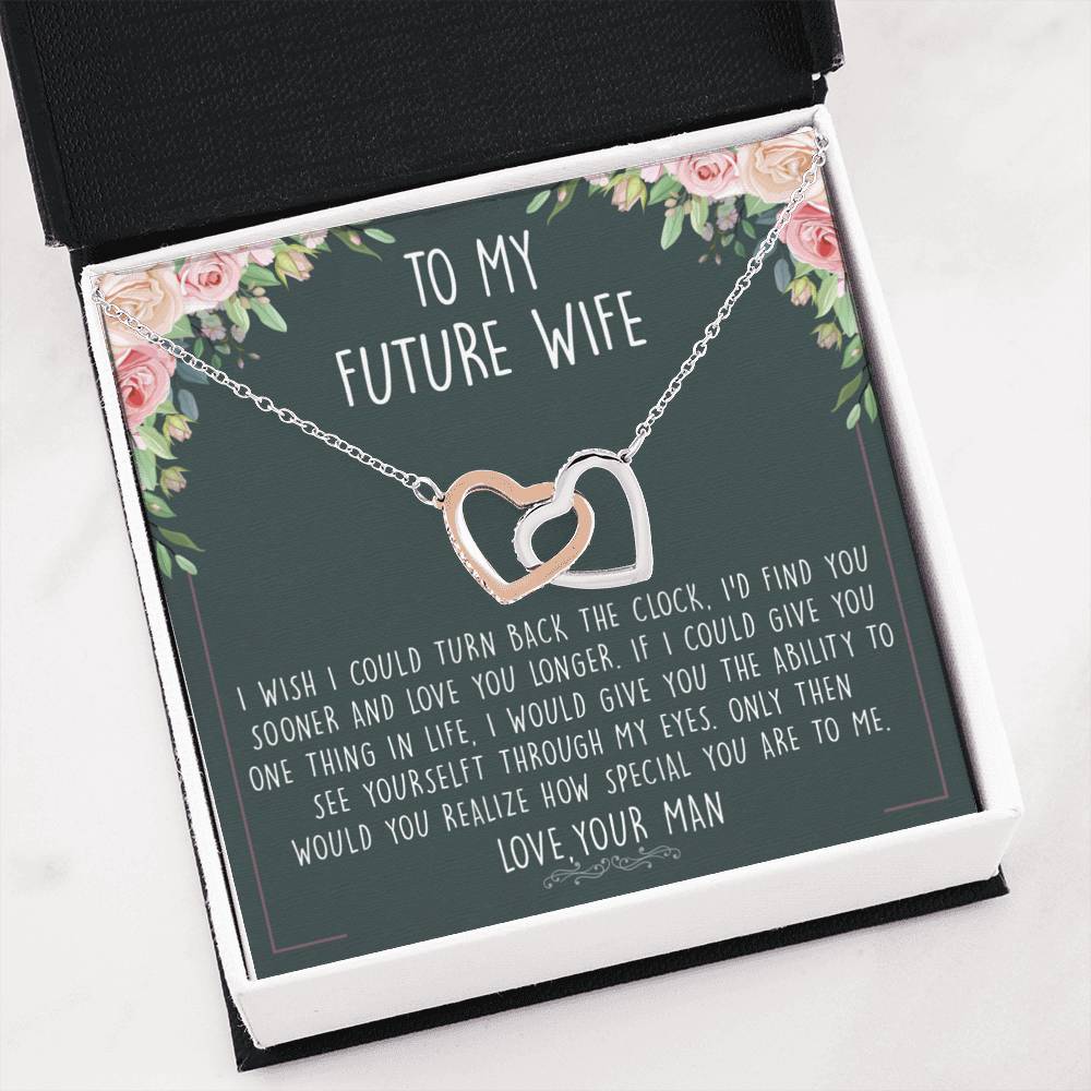 To My Future Wife Necklace, Engagement Gift For Her, Future Wife Birthday Gift
