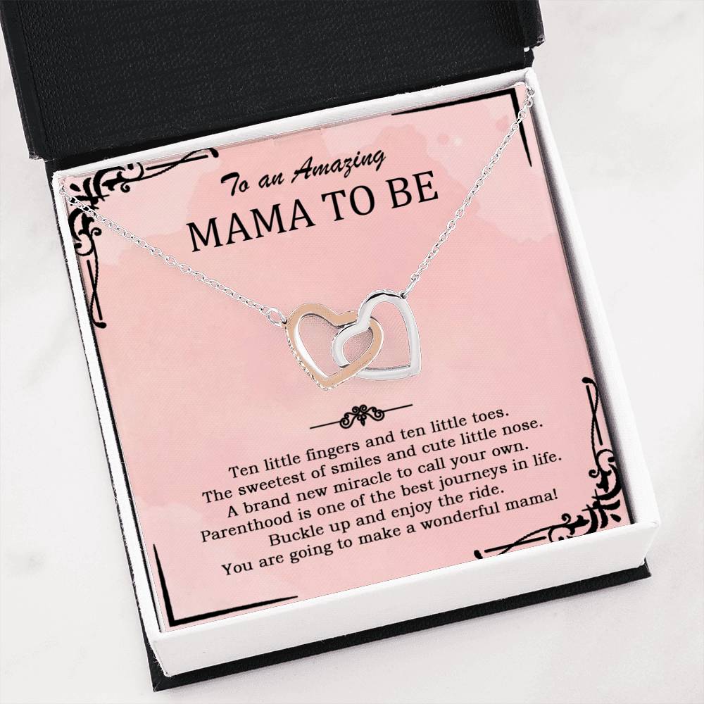 To My Amazing First Time Mom Necklace, Pregnancy Gift for Best Friend, Gift for Mom