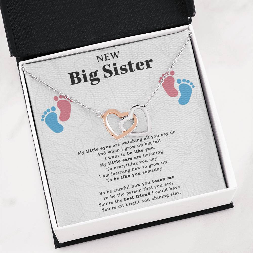 New Big Sister Gift Necklace, Gifts from Baby to Big Sister, Future Big Sister Gift