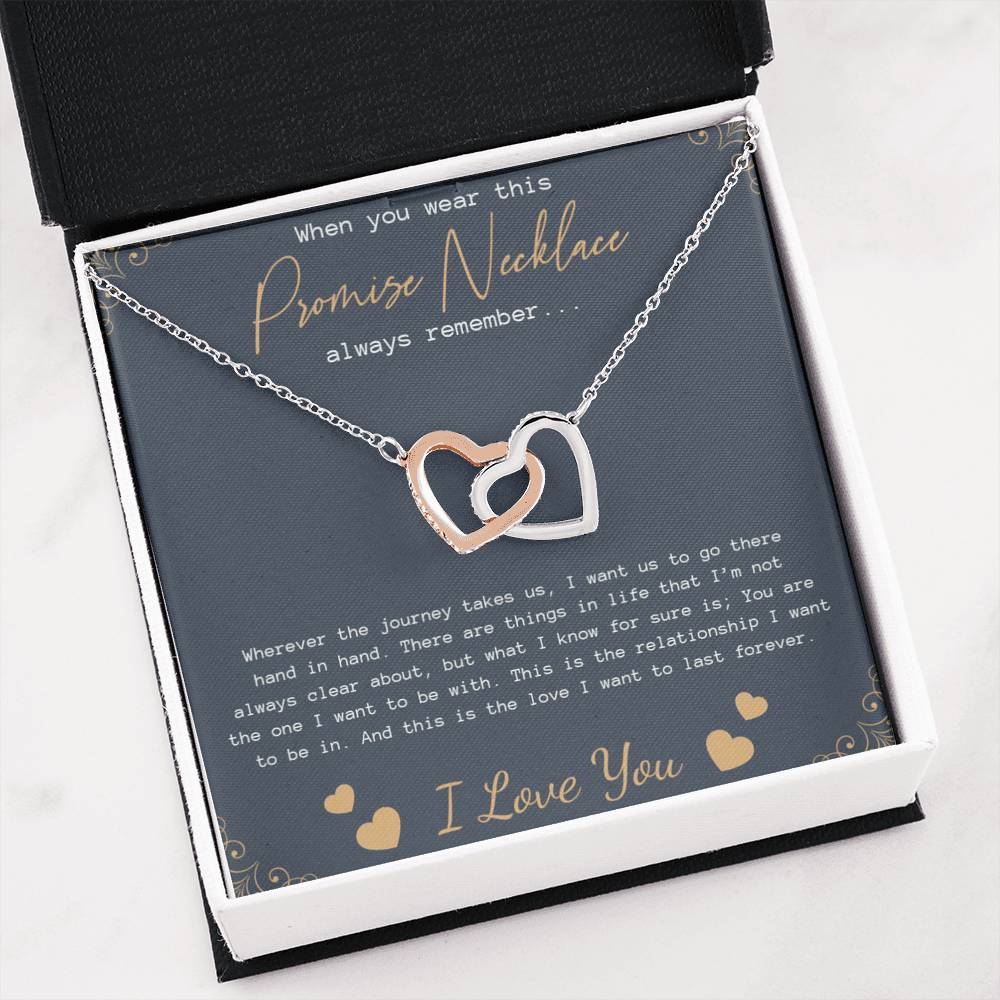 Promise Necklace for Girlfriend from Boyfriend, Gift for GirlFriend Neckalace