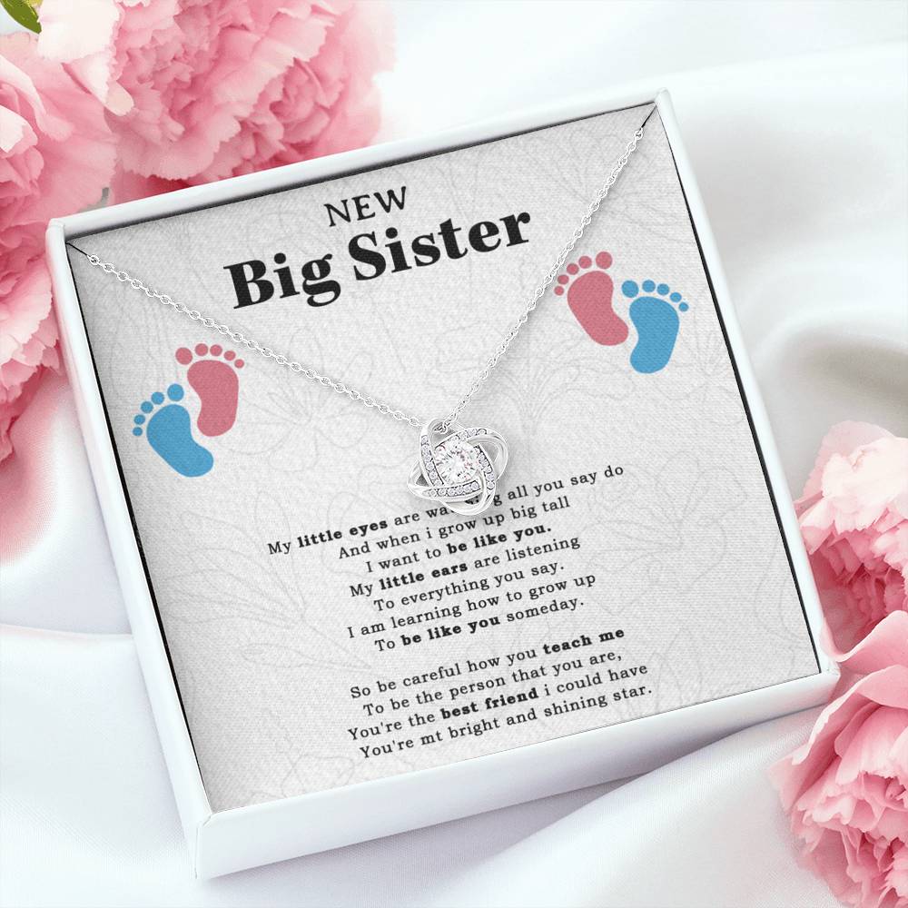 New Big Sister Gift Necklace, Gifts from Baby to Big Sister, Future Big Sister Gift