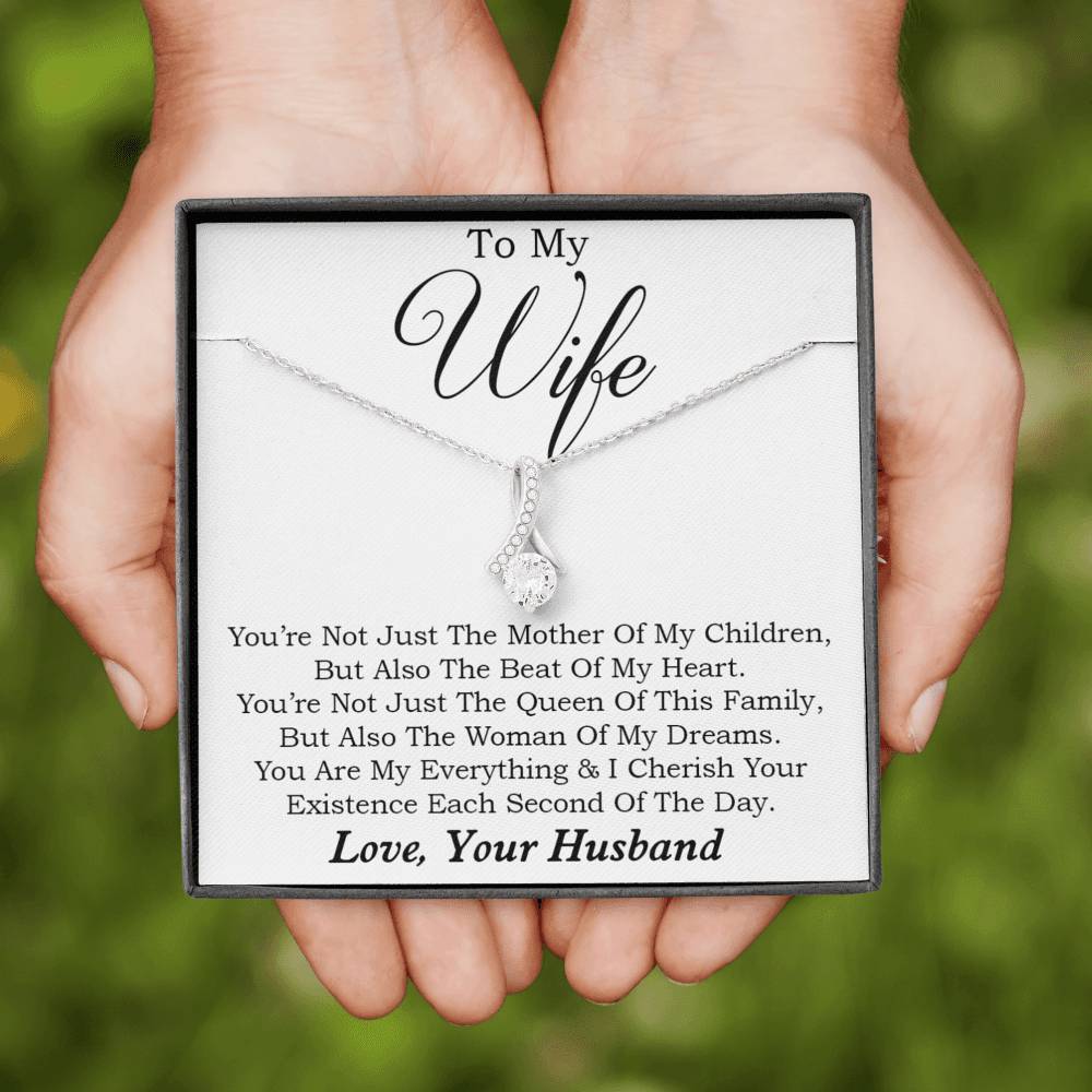 To My Wife Necklace, Engagement Gift for Future Wife, Birthday Gift