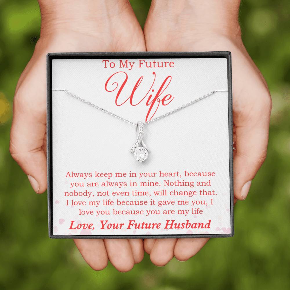 To My Future Wife Necklace, Engagement Gift for Future Wife, Birthday Gift