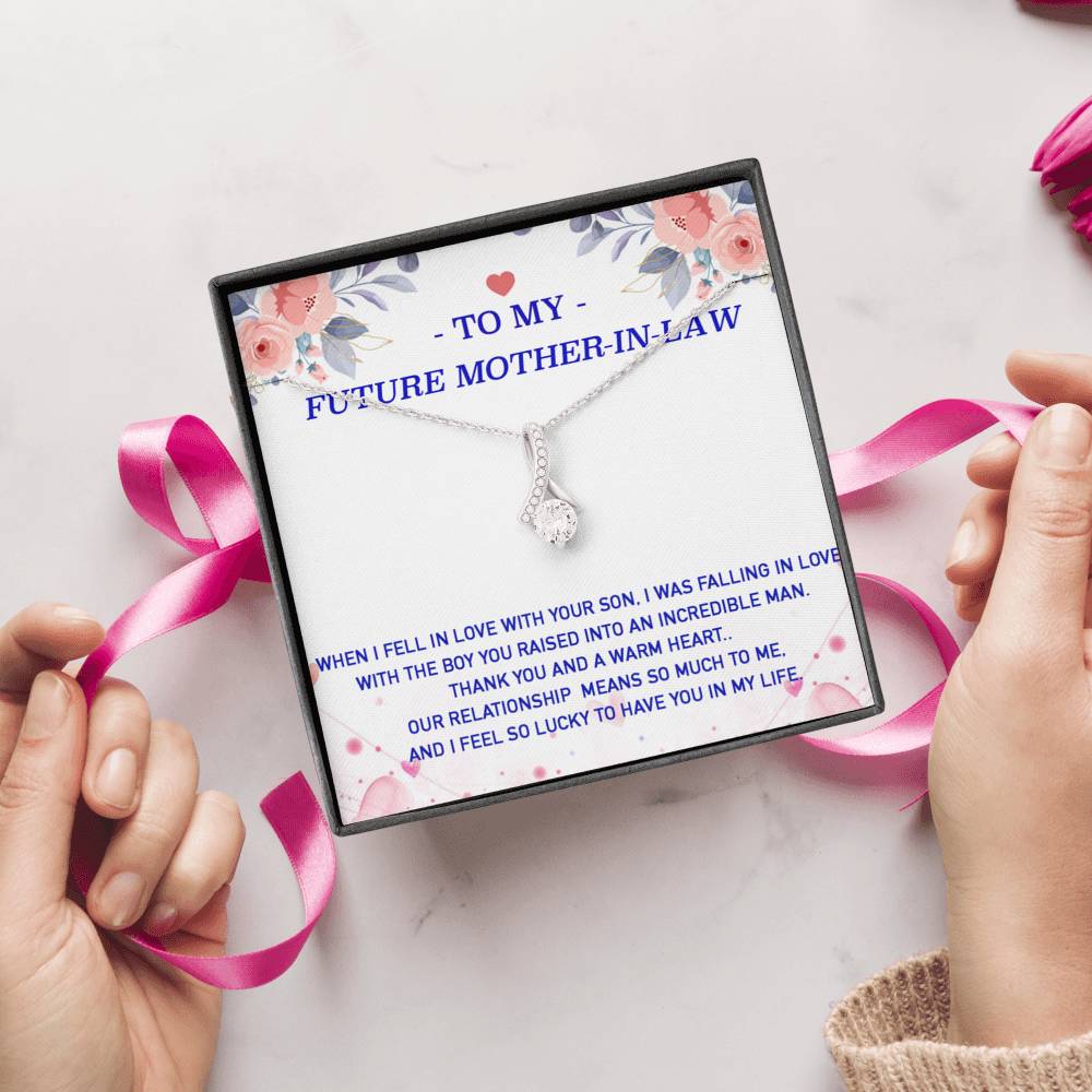 To My Future Mother-In-Law Necklace, Engagement Gift for Future Wife, Birthday Gift