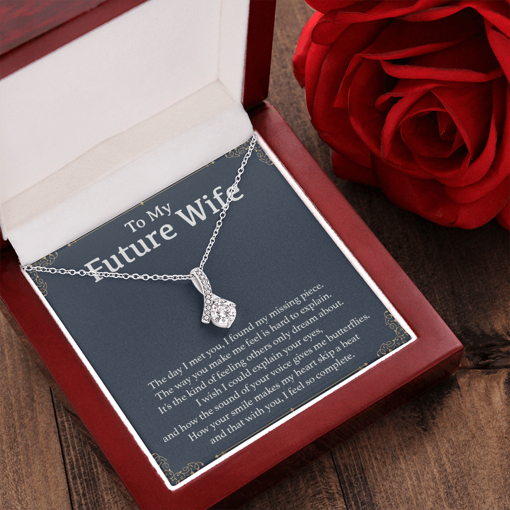 To My Future Wife Necklace, Engagement Gift for Future Wife, Birthday Gift