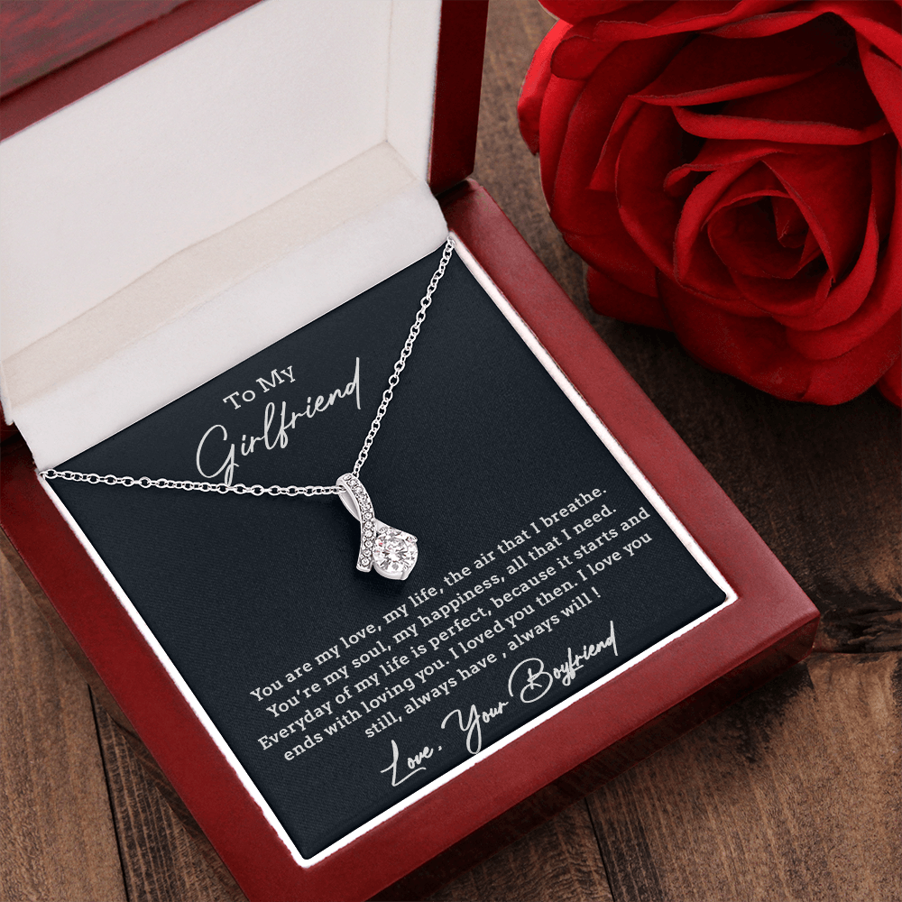 To My Girlfriend Necklace - Special, Necklace for Girlfriend, Birthday Gift
