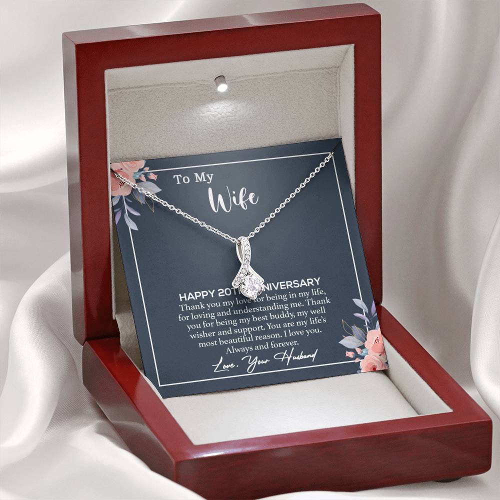 20th Anniversary Gift For Wife Necklace, 20 Year Anniversary, 20th Wedding Gift