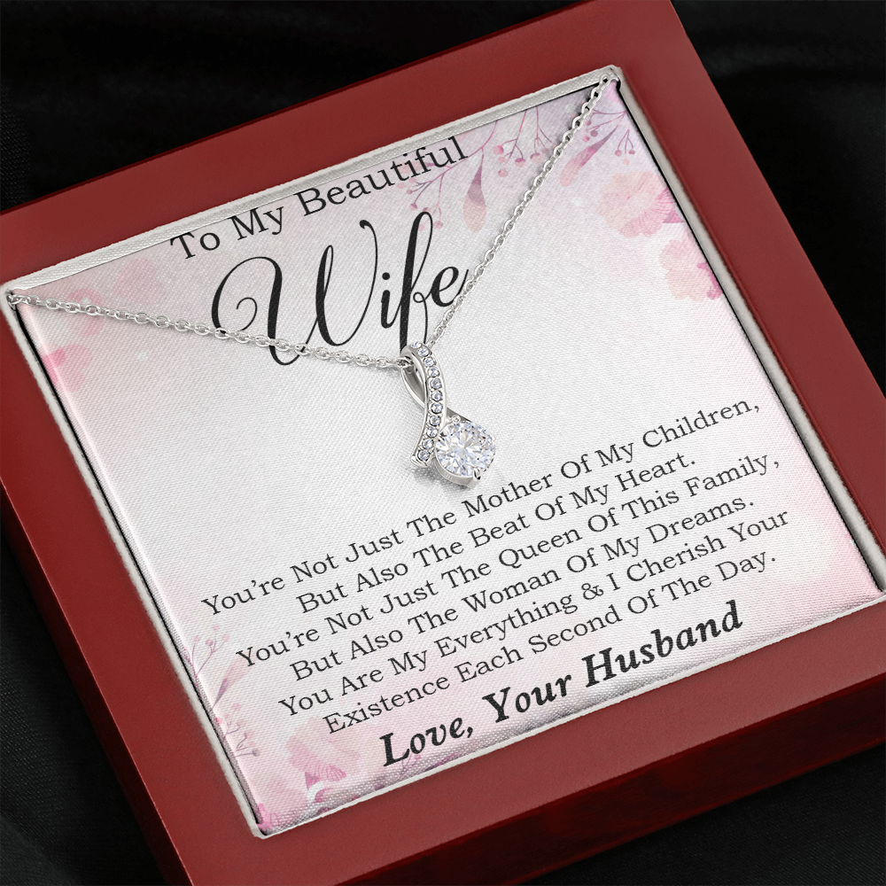 To My Wife Necklace, Engagement Gift for Future Wife, Birthday Gift