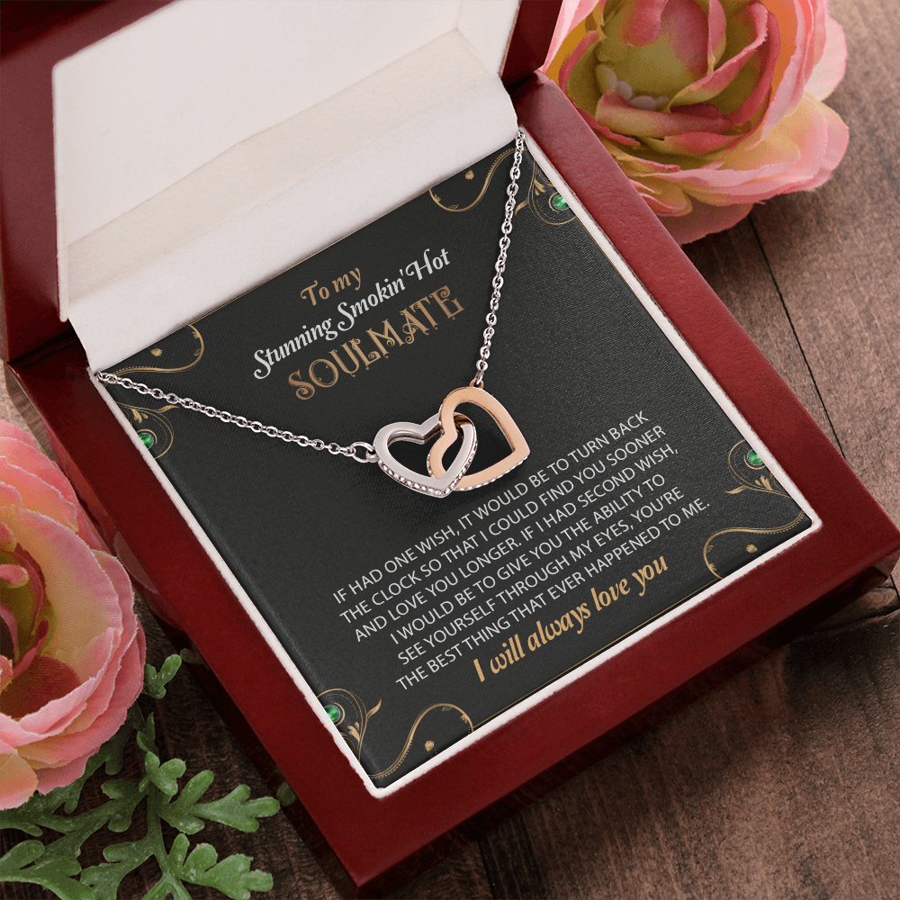 To My Stunning Smoking Hot Soulmate Necklace, Gift For Wife, Birthday Gift