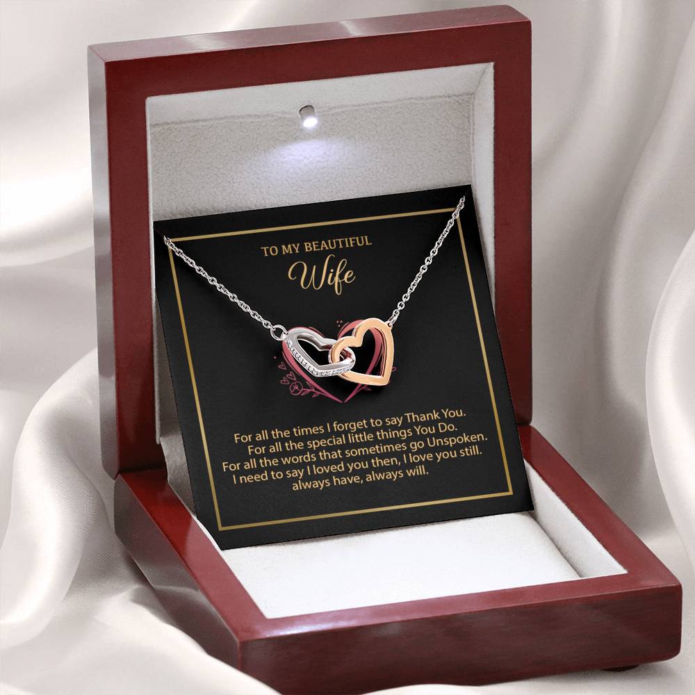 To My Wife Necklace