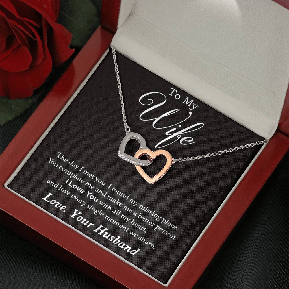 To My Wife Necklace, Engagement Gift for Future Wife, Birthday Gift