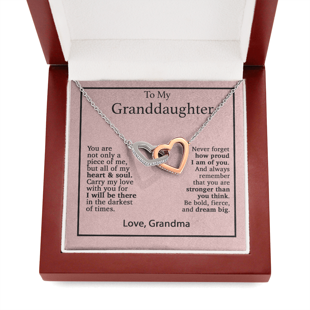 To My Granddaughter Necklace, Birthday Gift For Granddaughter, Birthday Gifts