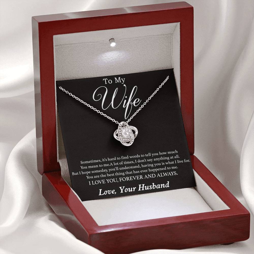 To My Wife Necklace, Gift For Wife, Anniversary Gift For Wife, Necklace For Wife