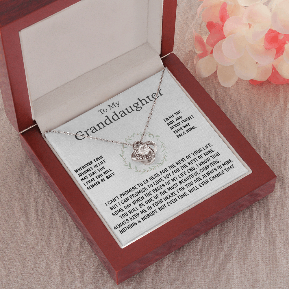 To My Granddaughter Necklace, Birthday Gift For Granddaughter, Birthday Gifts