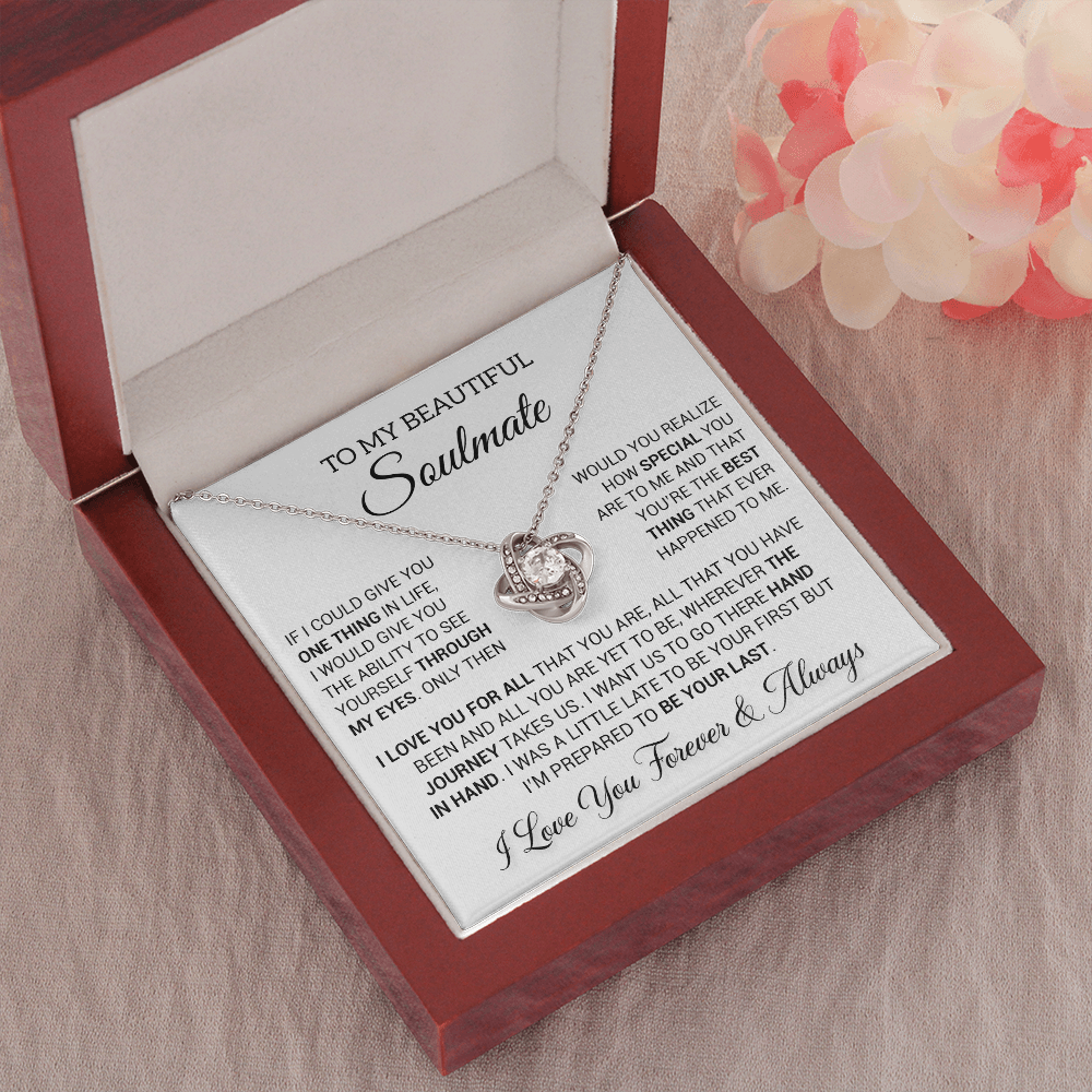 To My Beautiful Soulmate Necklace