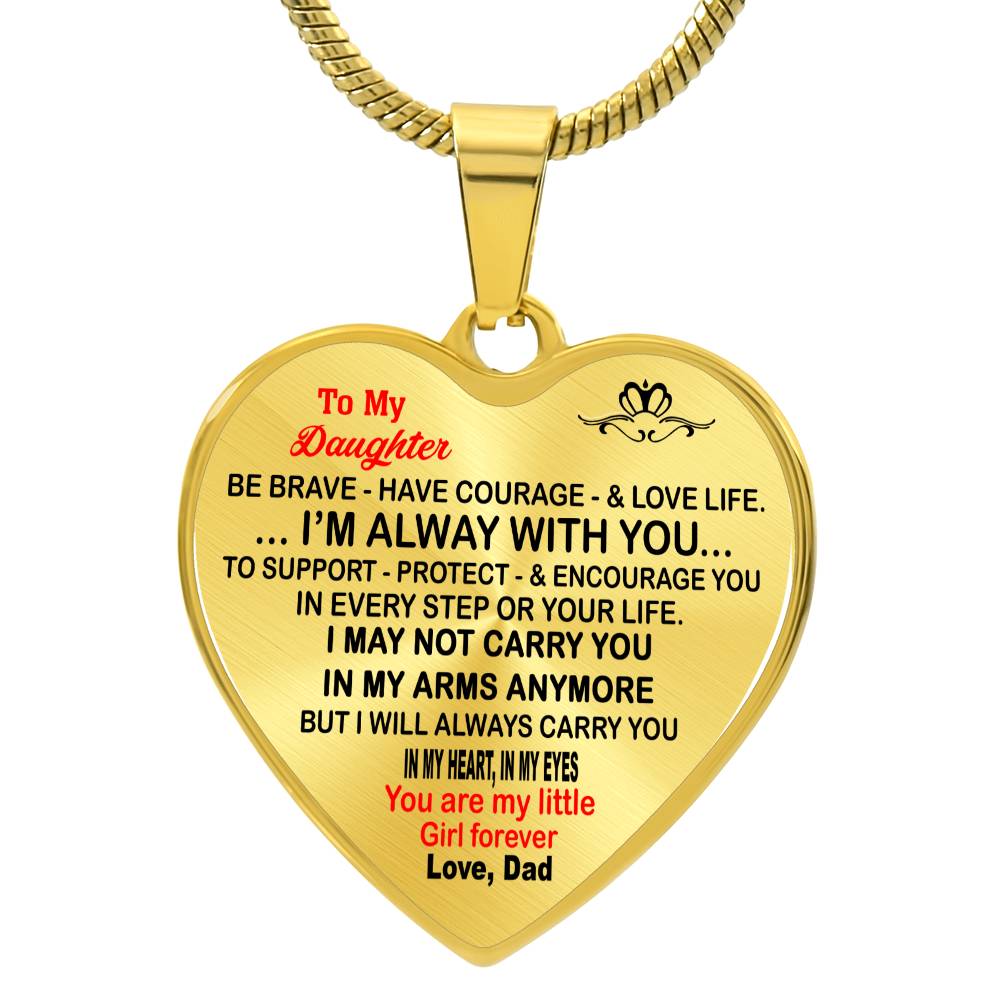 To My Daughter Be Brave
