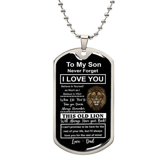 To my son never forget i love you