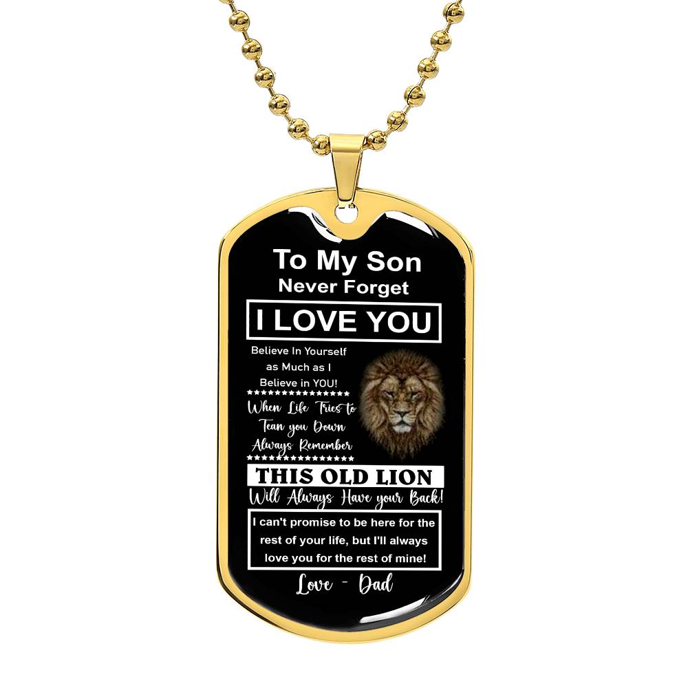 To my son never forget i love you
