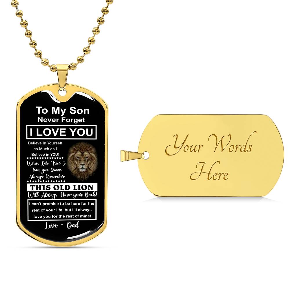 To my son never forget i love you