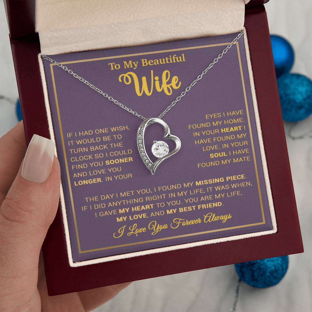 To My Wife Necklace, Gift For Wife, Anniversary Gift For Wife, Christmas Gift 27_9_Tim