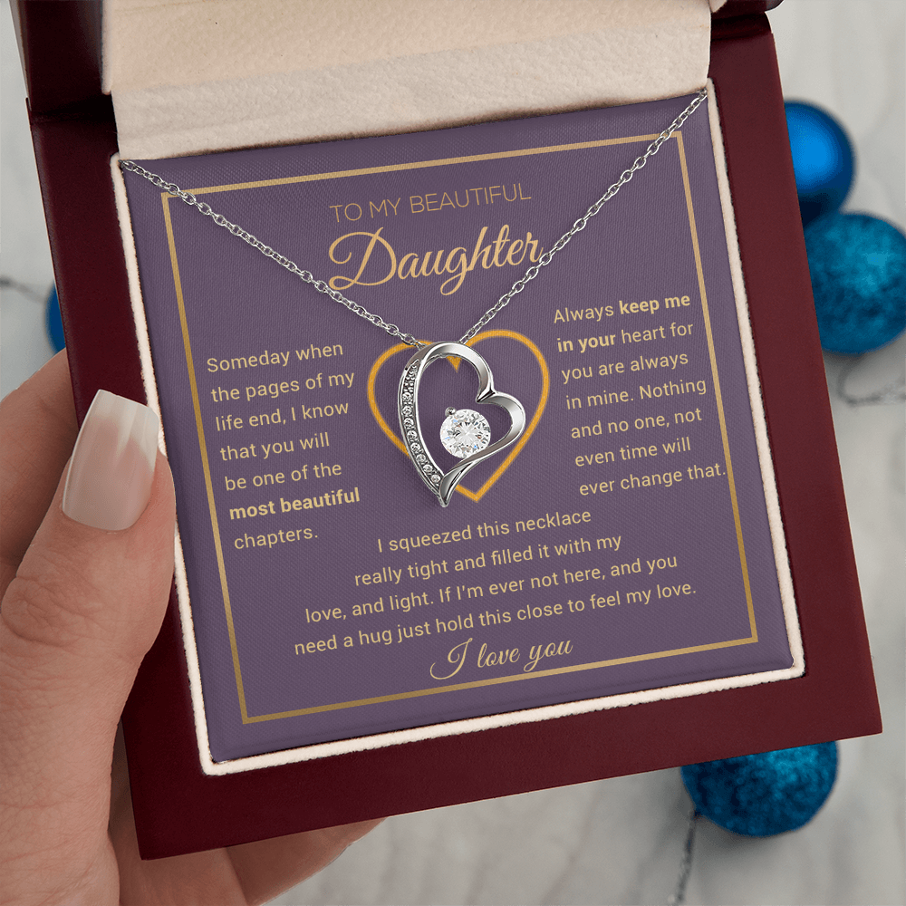 To My Daughter Necklace, Gift For Daughter From Dad, Daughter Father Necklace 30_11_Tim