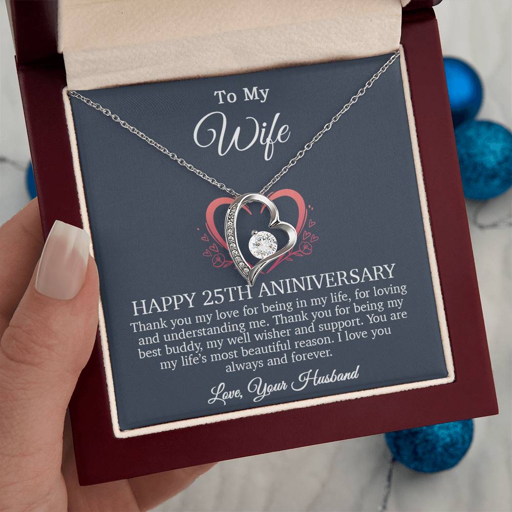 25th Anniversary Gift For Wife, 25 Year Anniversary Gifts, 25th Wedding Anniversary Gift Ideas_Blue