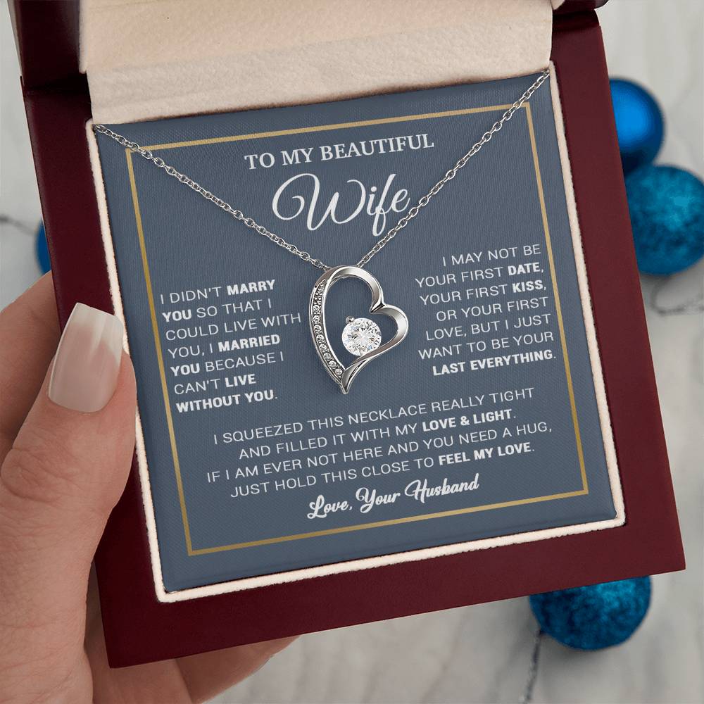 To My Wife Necklace, Gift For Wife, Anniversary Gift For Wife, Christmas Gift 13_12