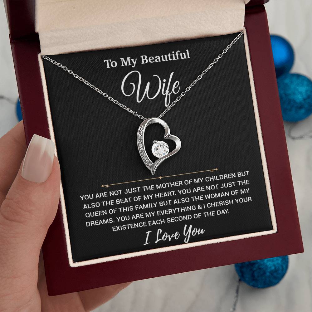 To My Wife Necklace, Christmas Gifts For Women, Anniversary Gift For Wife 24_11_Black