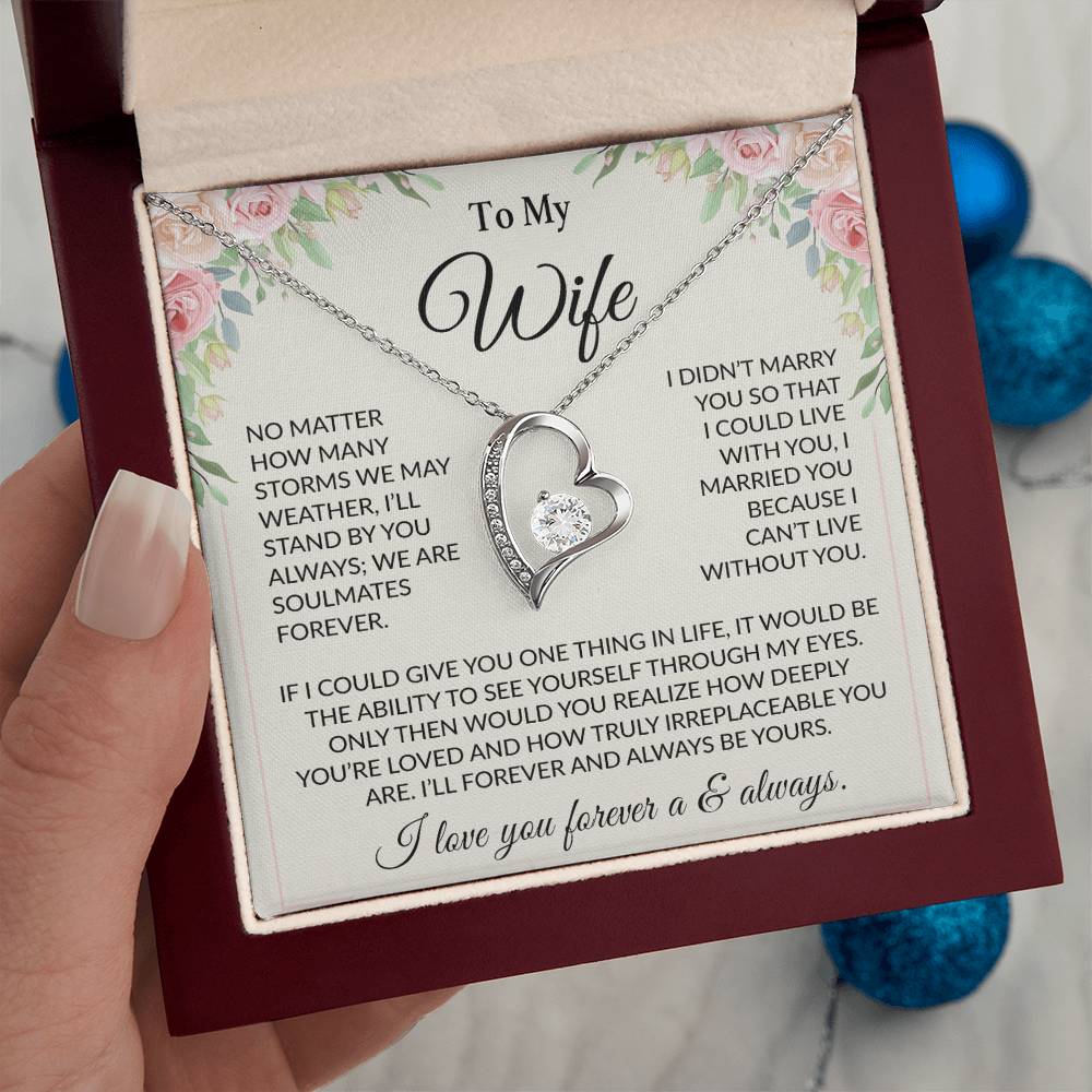 To My Wife Necklace, Christmas Gifts For Women, Anniversary Gift For Wife 18_10
