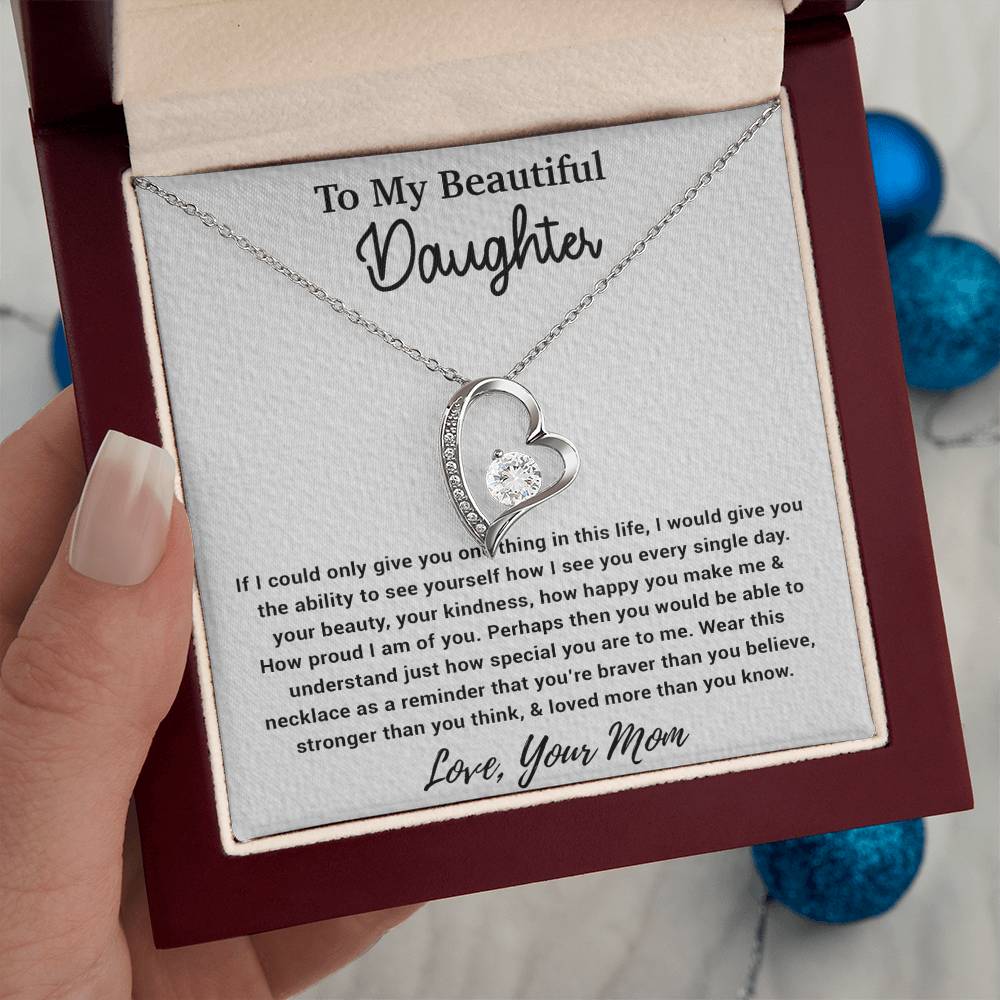 To My Daughter Necklace, Gift For Daughter From Mom, Birthday Gifts 4_10