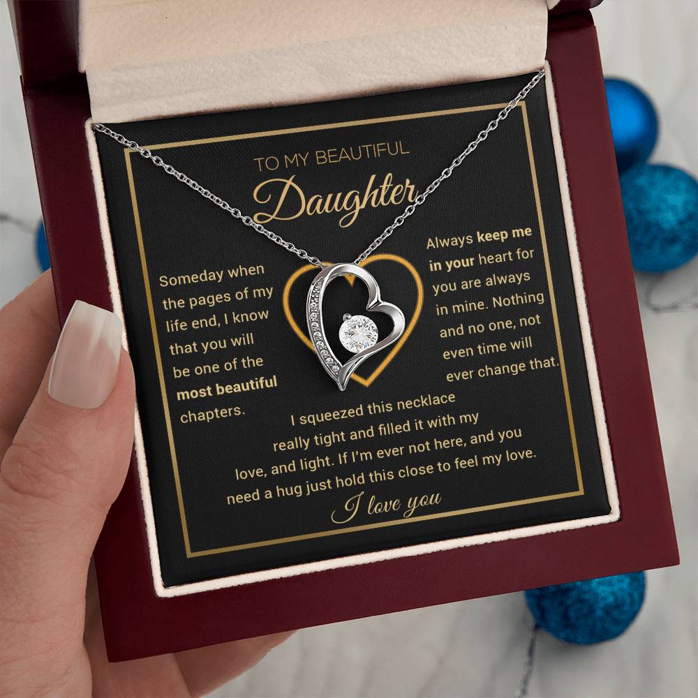 To My Daughter Necklace, Daughter Gift from Dad, Mom, Daughter Birthday Gift, Christmas Gift 13_11
