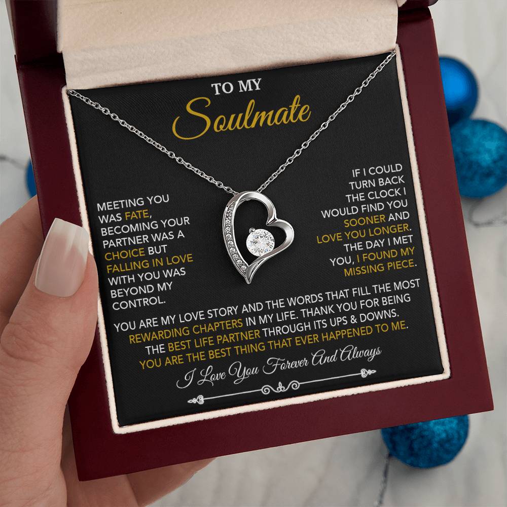 To My Soulmate Necklace, Soulmate Gift, Gift For Girlfriend, Christmas Gift 15_10