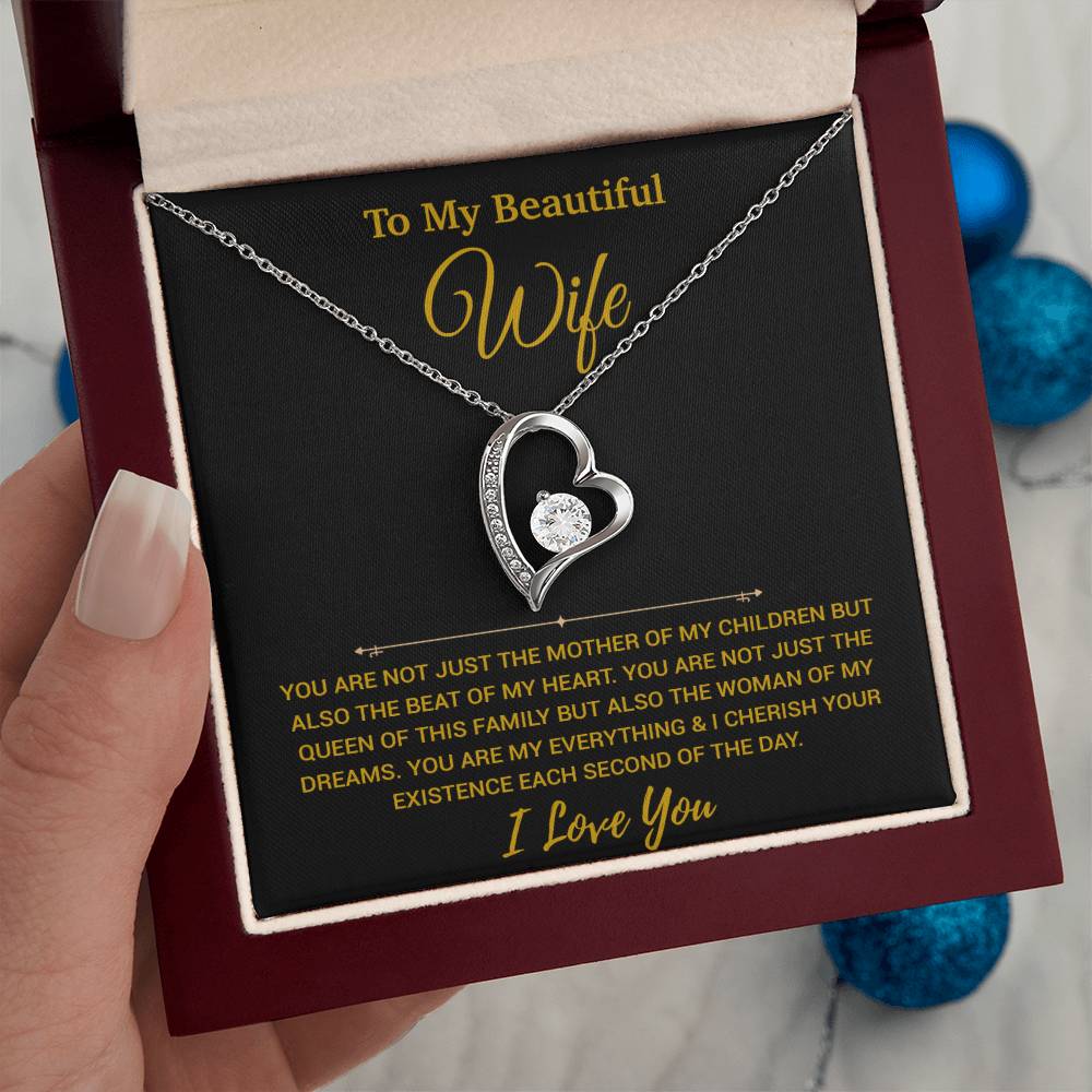 To My Wife Necklace, Christmas Gifts For Women, Anniversary Gift For Wife 20_11_Gold